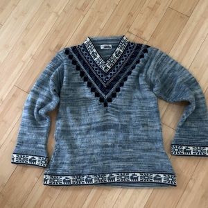 Made in Bolivia 100% wool sweater